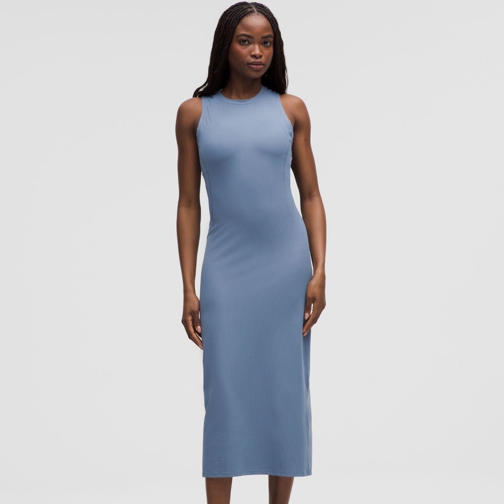 Lululemon All Aligned Ribbed Midi Dress NWT